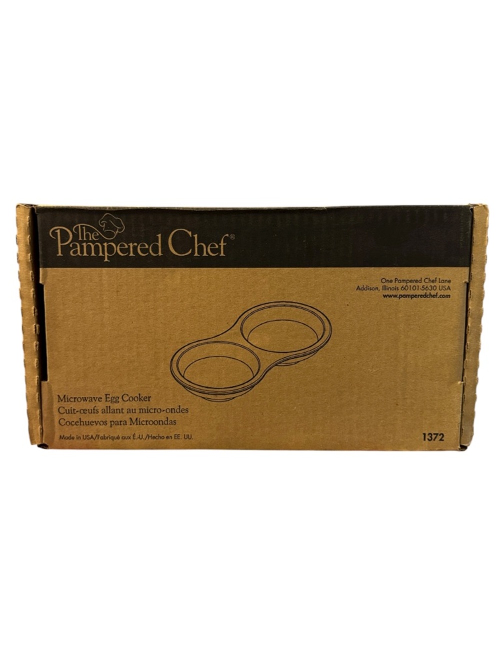 The Pampered Chef Microwave Stoneware Egg Cooker (Item 1372)